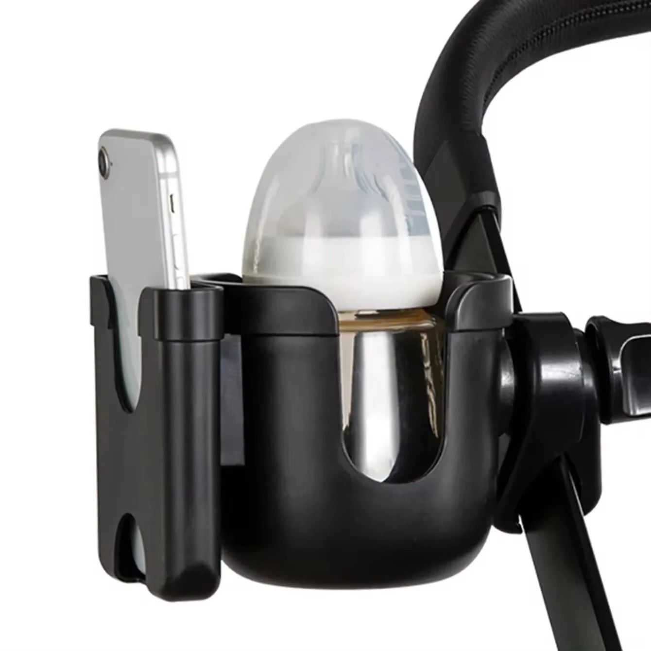 Stroller Cup And Phone Holder With Anti Slip Design For Baby Prams And Travel 5