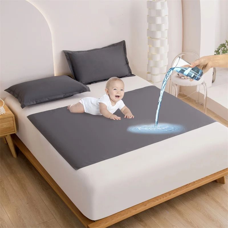 Waterproof TPU Bed Sheet Pad For Mattress Protection For Babies Adults And Spa Use 1
