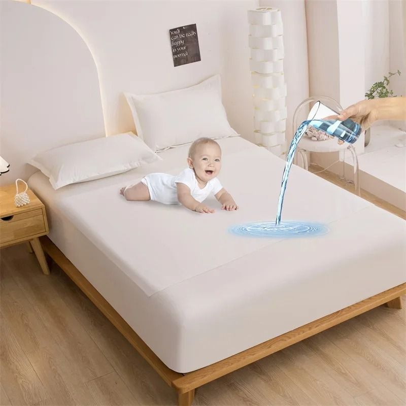 Waterproof TPU Bed Sheet Pad For Mattress Protection For Babies Adults And Spa Use 11