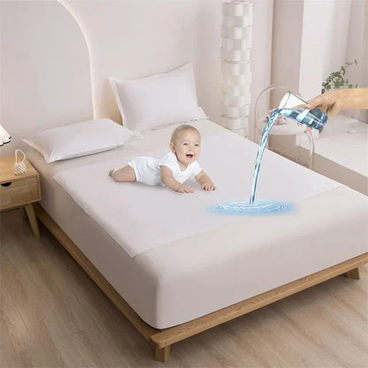 Waterproof TPU Bed Sheet Pad For Mattress Protection For Babies Adults And Spa Use 8