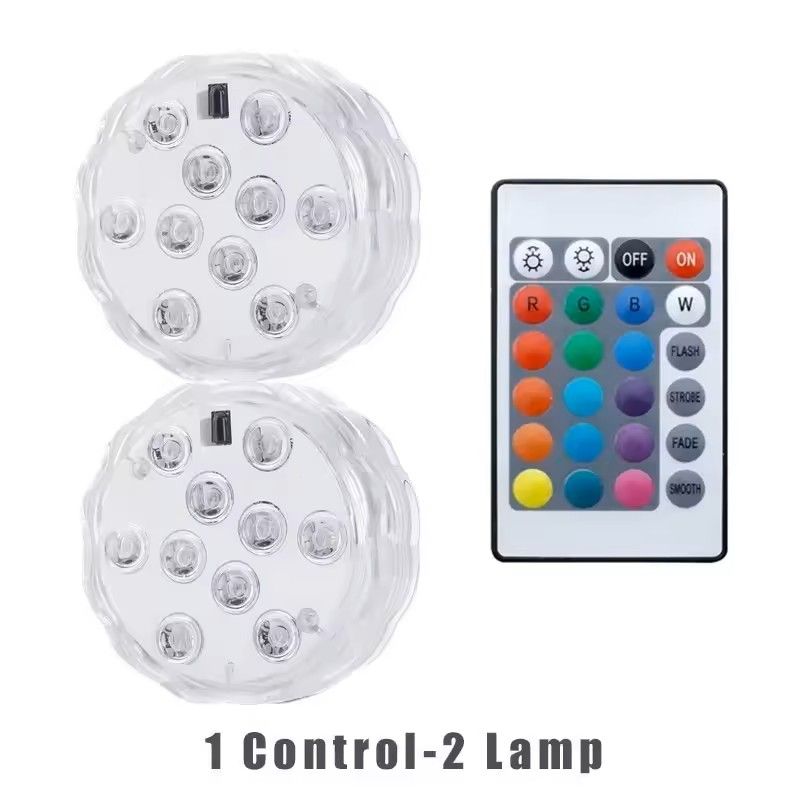 RGB LED Submersible Underwater Light 14