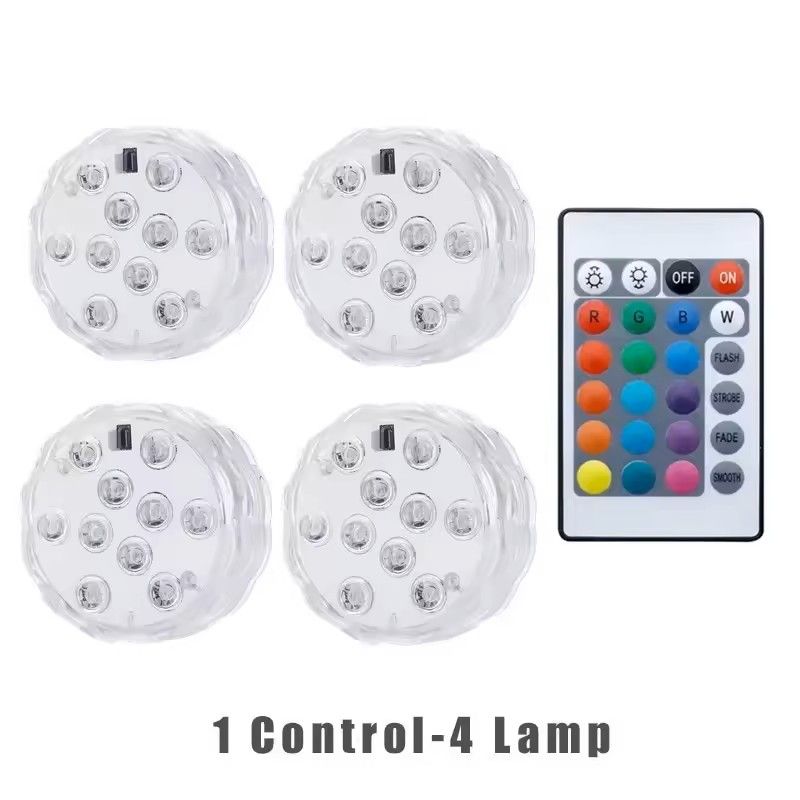 RGB LED Submersible Underwater Light 15