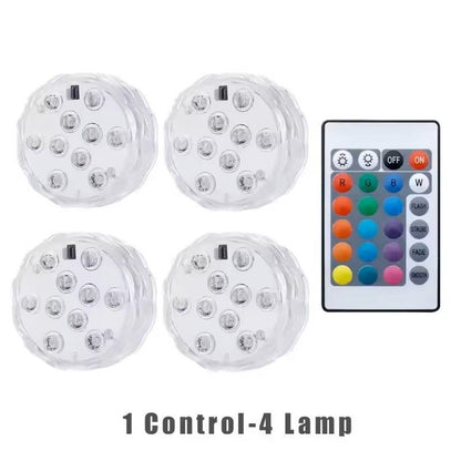 RGB LED Submersible Underwater Light 15