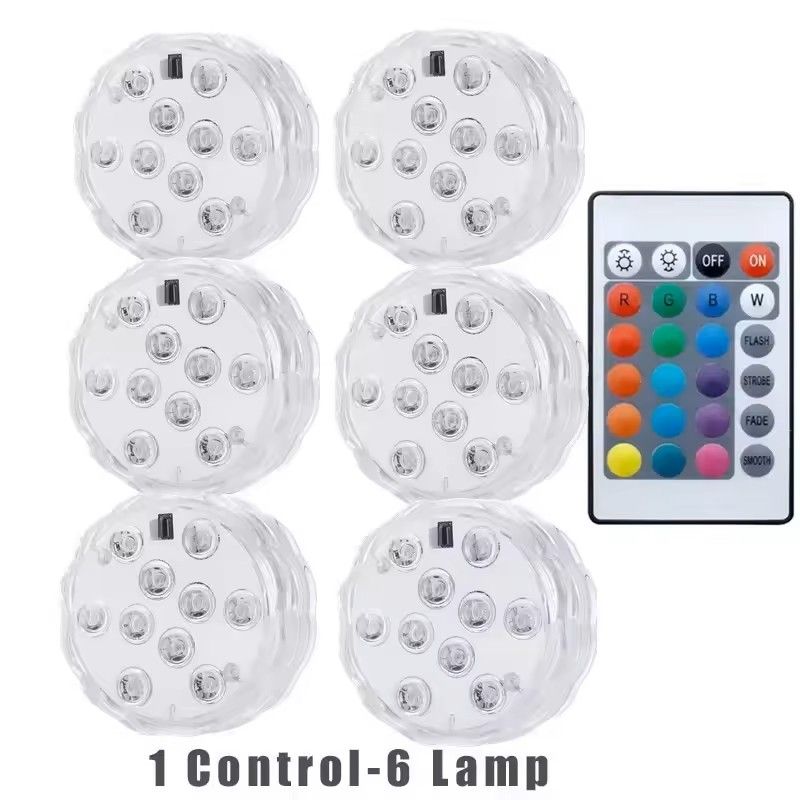 RGB LED Submersible Underwater Light 17