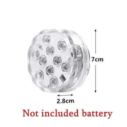 RGB LED Submersible Underwater Light 12