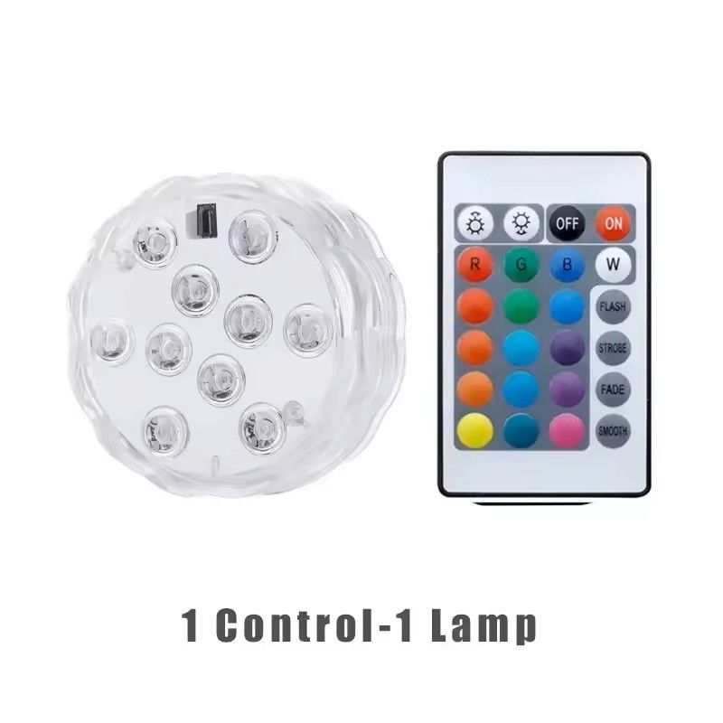 RGB LED Submersible Underwater Light 13