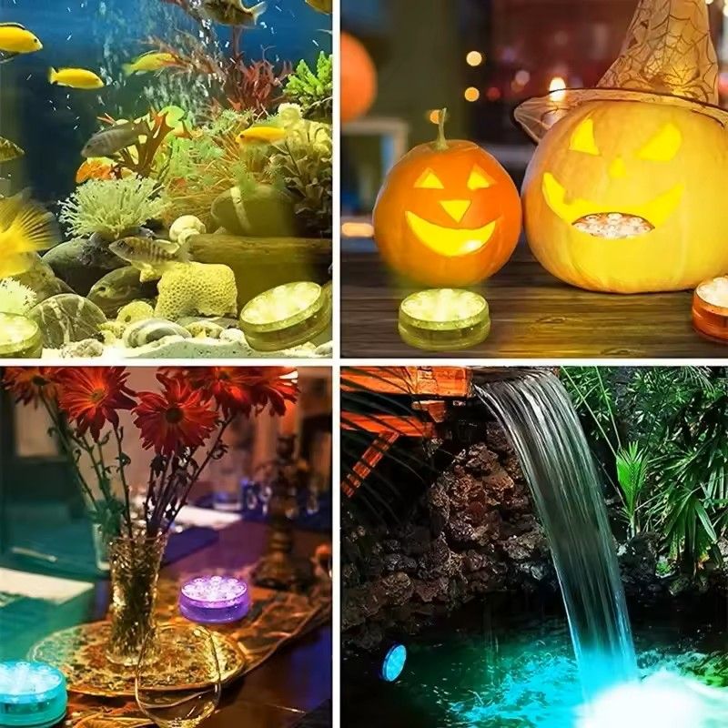 RGB LED Submersible Underwater Light 10