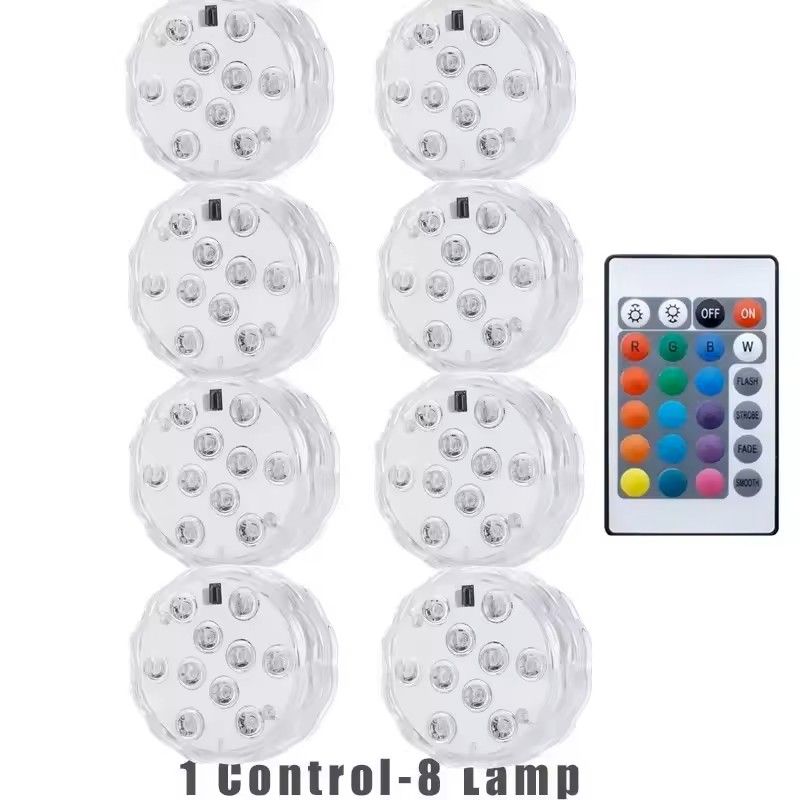 RGB LED Submersible Underwater Light 18