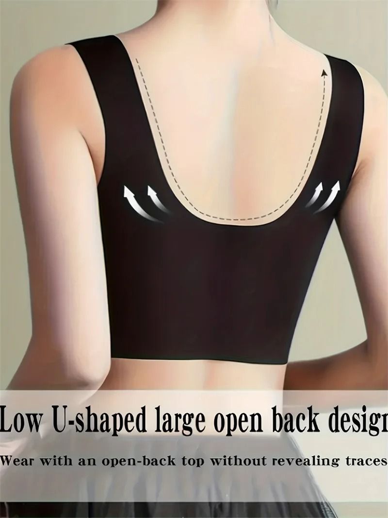 Solid Wireless Sports Bra 1
