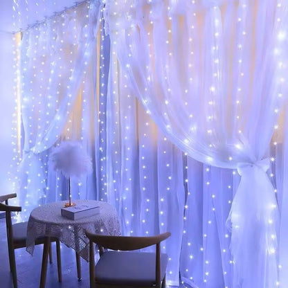 LED Curtain Fairy Lights With Remote Control 6