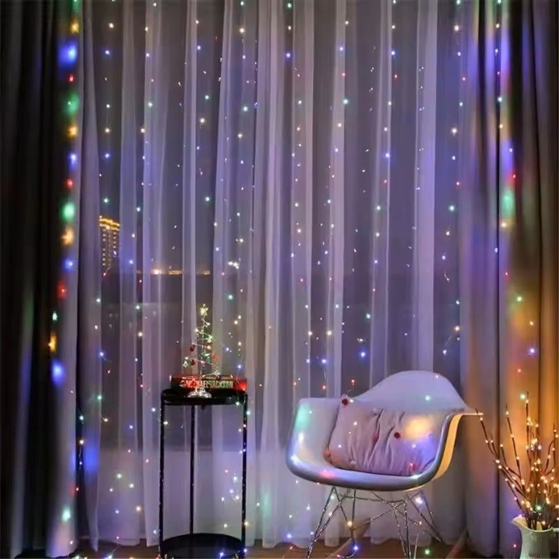 LED Curtain Fairy Lights With Remote Control 7
