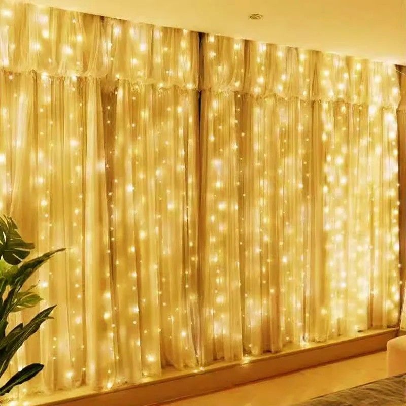 LED Curtain Fairy Lights With Remote Control 2