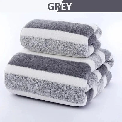 Soft Absorbent Bath Towel Set For Men And Women 6