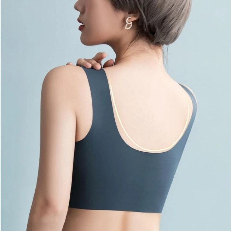 Seamless Sports Bra For Women Shockproof Elastic Breathable Yoga Fitness Bralette 1