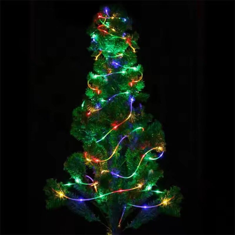 Solar Tube Rope String Lights For Outdoor Decor 4