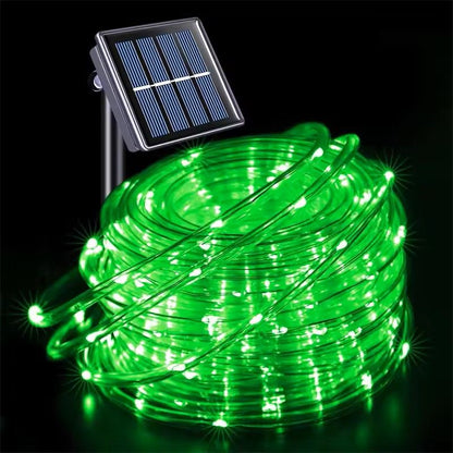 Solar Tube Rope String Lights For Outdoor Decor 10
