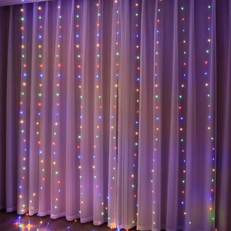 LED Curtain String Lights With Remote Control 4
