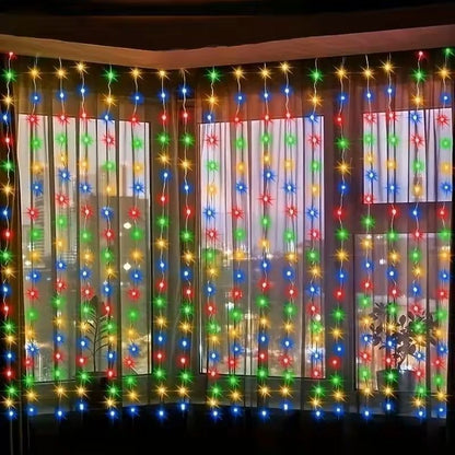 LED Curtain String Lights With Remote Control 5
