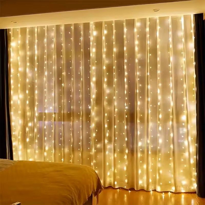 LED Curtain String Lights With Remote Control 7