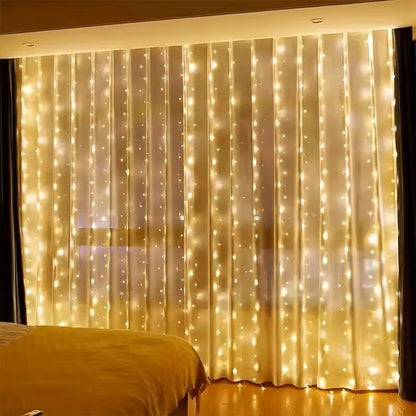 LED Curtain String Lights With Remote Control 7