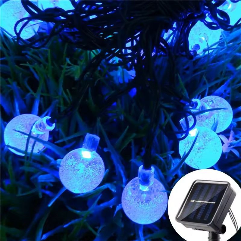 Solar Bubble String Lights For Outdoor Decor 9