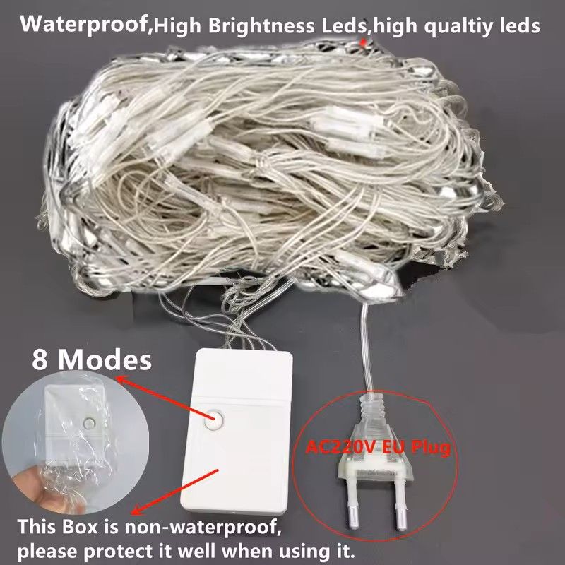 LED Net Mesh Fairy Lights For Outdoor Decoration 2