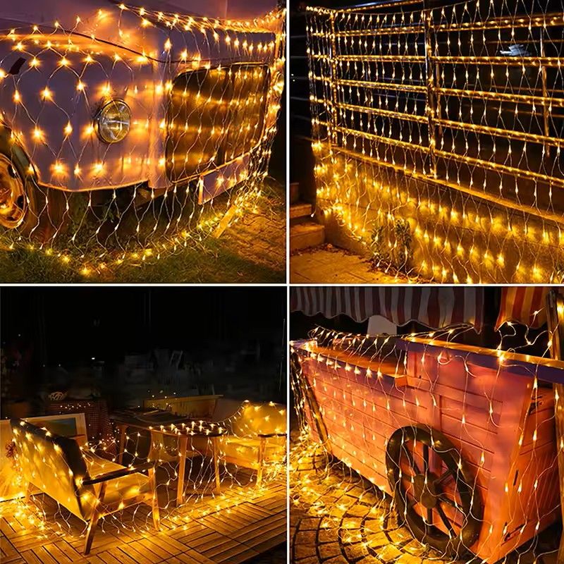 LED Net Mesh Fairy Lights For Outdoor Decoration 3