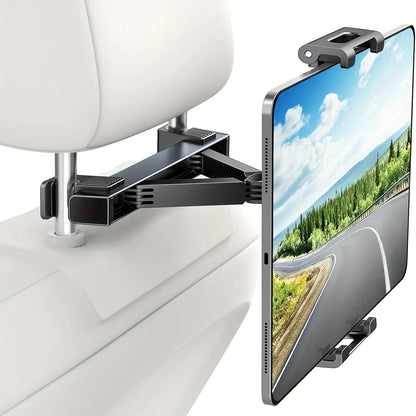 360 Degree Rotation Car Phone Holder and Tablet Mount for Rear Seat Headrest