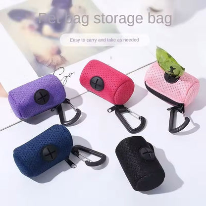 Dog Poop Bag Dispenser Portable Hanging Dog Waste Bag Holder For Walks  Outdoor Use 8