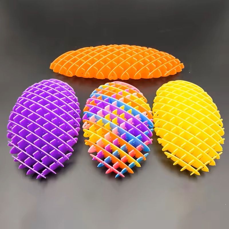 3D Elastic Worm Net PopIt Toy Stress Relief Fidget  Puzzle Bouncy Sensory Toy 1