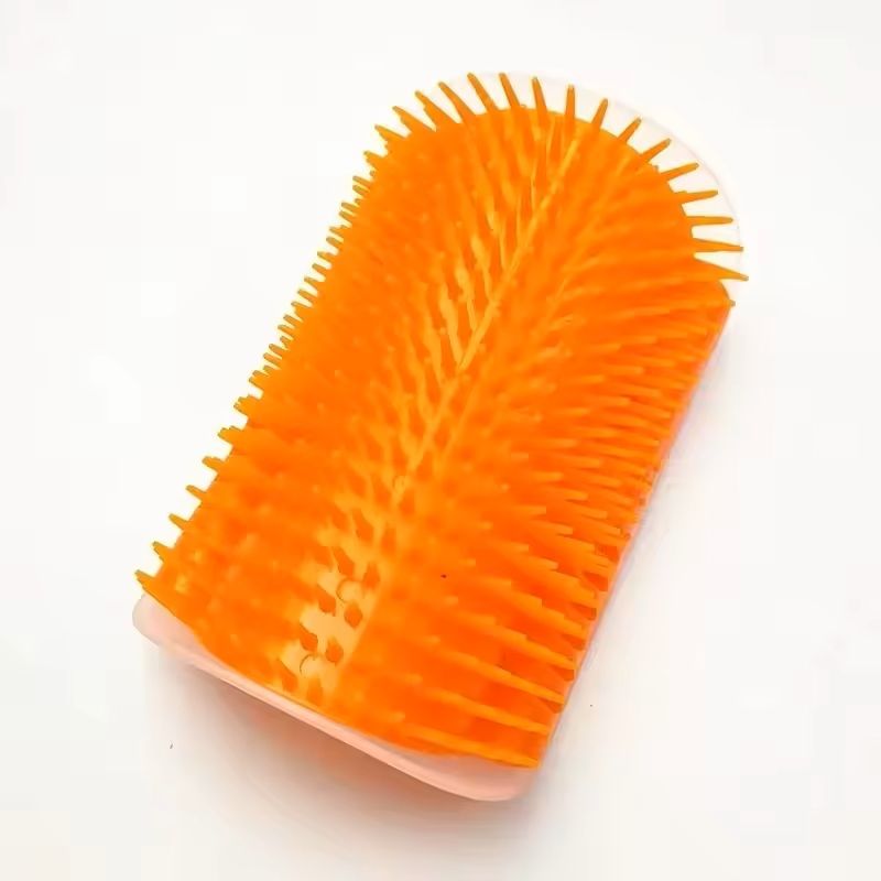 Cat Corner SelfGroomer Brush WallCorner Mounted Massager  Hair Remover For Cats 2