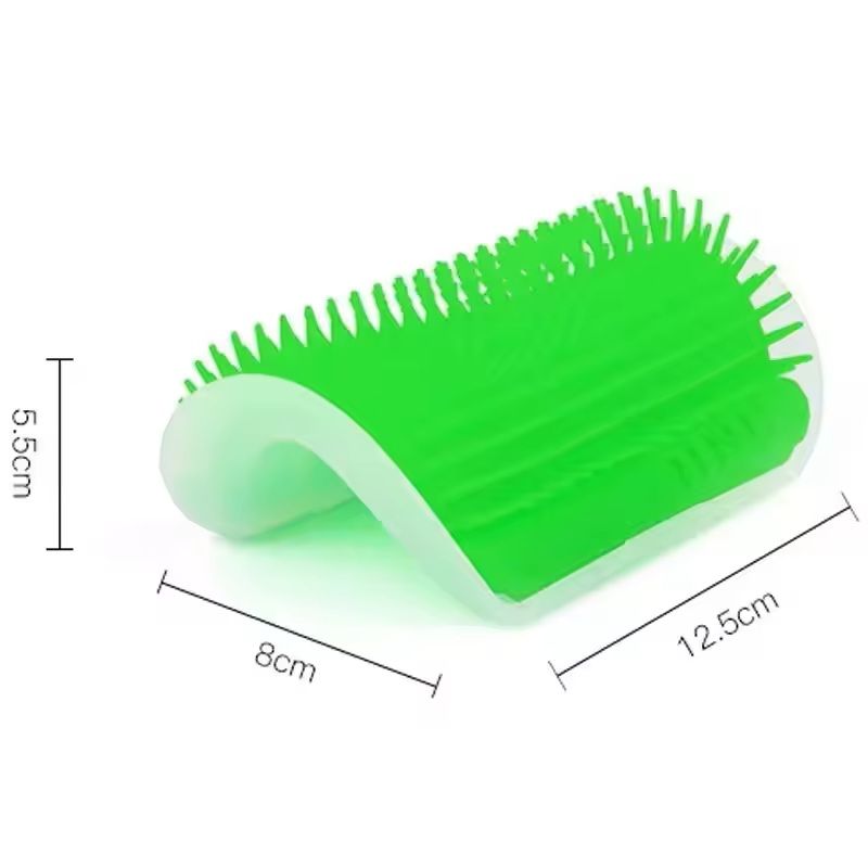 Cat Corner SelfGroomer Brush WallCorner Mounted Massager  Hair Remover For Cats 4