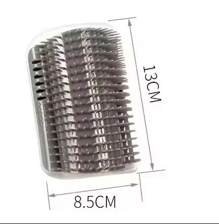 Cat Corner SelfGroomer Brush WallCorner Mounted Massager  Hair Remover For Cats 7