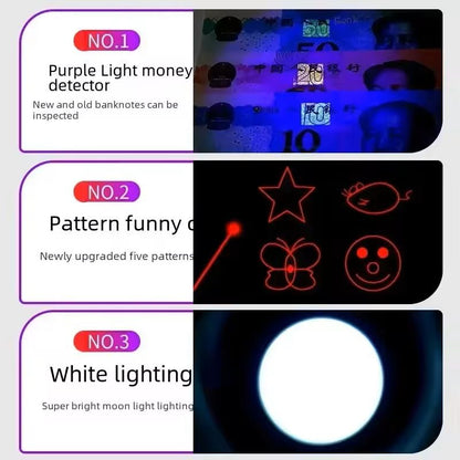 USB Rechargeable Infrared Laser Cat Toy Automatic Laser Projection Interactive Stick For Cat Exerci 2