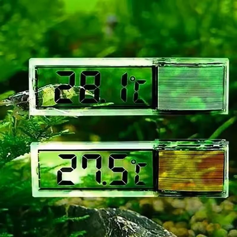 Electronic LCD Aquarium Thermometer Digital Fish Tank Temperature Meter For Freshwater  Saltwater T 4