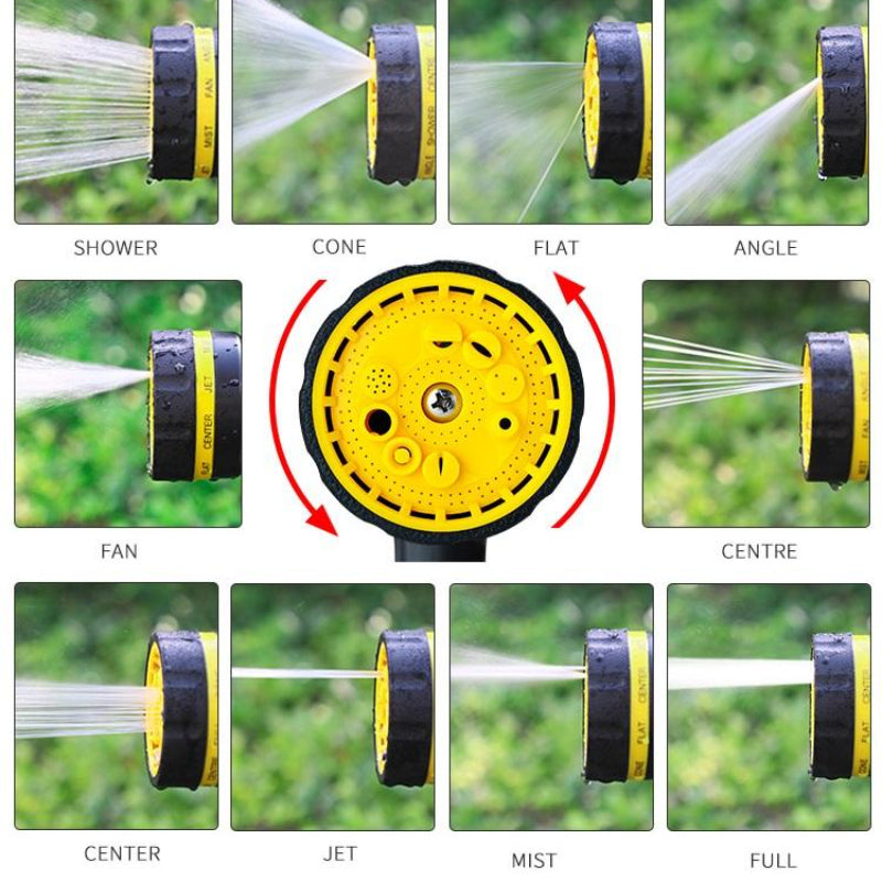 Portable Multi Functional Pressure Washers Gun, Heavy High Pressure Water Gun, Garden Sprinkler