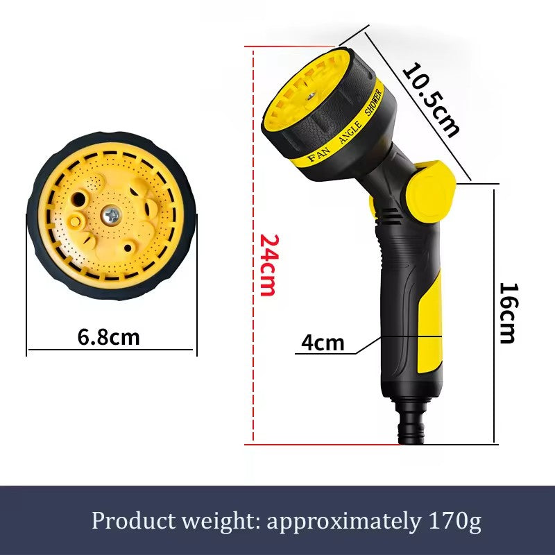 Portable Multi Functional Pressure Washers Gun, Heavy High Pressure Water Gun, Garden Sprinkler