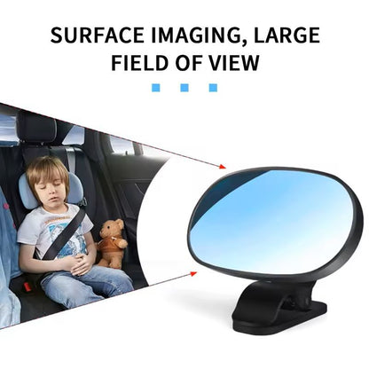 WideAngle 360 Adjustable Car Interior Mirror SuctionCup  Clip Baby  RearSeat Observation Mirror 1