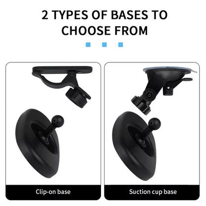 WideAngle 360 Adjustable Car Interior Mirror SuctionCup  Clip Baby  RearSeat Observation Mirror 2