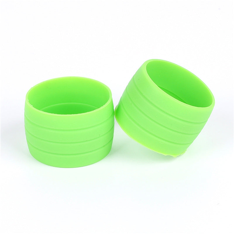 Tape Fixing Sleeve Ring, Silicone Cycling Handlebar, Protective Cover Bike Rubber, Anti-skip Waterproof Plugs Road Hand