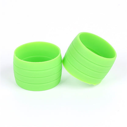 Tape Fixing Sleeve Ring, Silicone Cycling Handlebar, Protective Cover Bike Rubber, Anti-skip Waterproof Plugs Road Hand