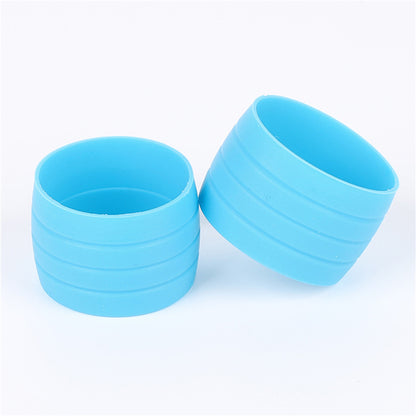 Tape Fixing Sleeve Ring, Silicone Cycling Handlebar, Protective Cover Bike Rubber, Anti-skip Waterproof Plugs Road Hand