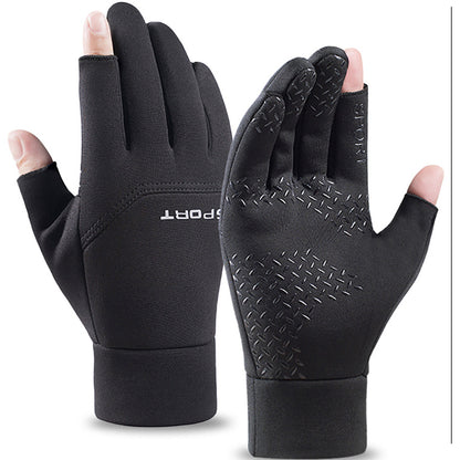 Fishing Gloves for Men and Women, Anti-Slip, Cut Fingers for Precision, Cold Weather Angling Protection
