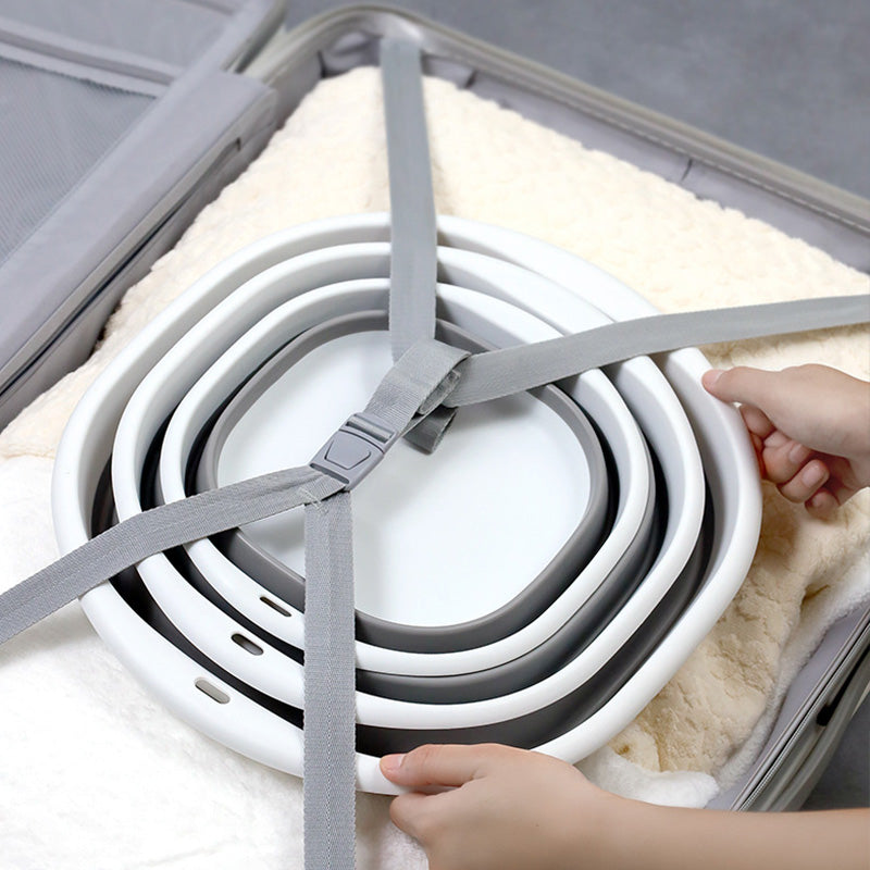 Collapsible Folding Wash Basin Lightweight Multipurpose Sink For RV Camping And Cleaning 2