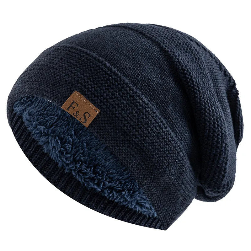 Warm Winter Beanie Cap For Men And Women Fur Lined Slouchy Hat 3