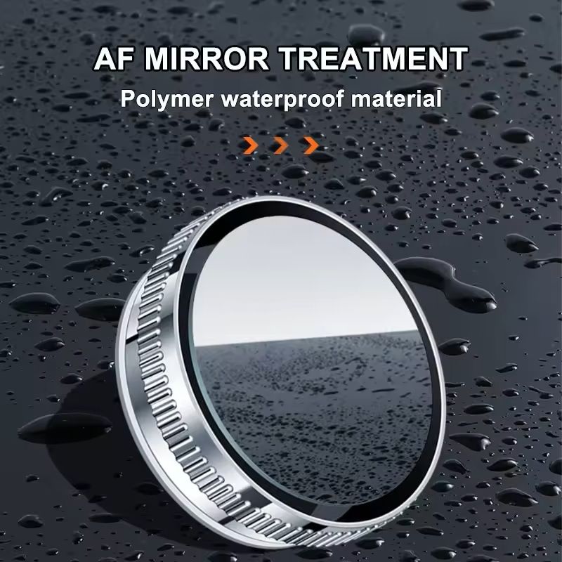 2Piece Side Blind Spot Convex Mirror 360 Suction Cup Parking Auxiliary HD WideAngle Rearview Mirror 5