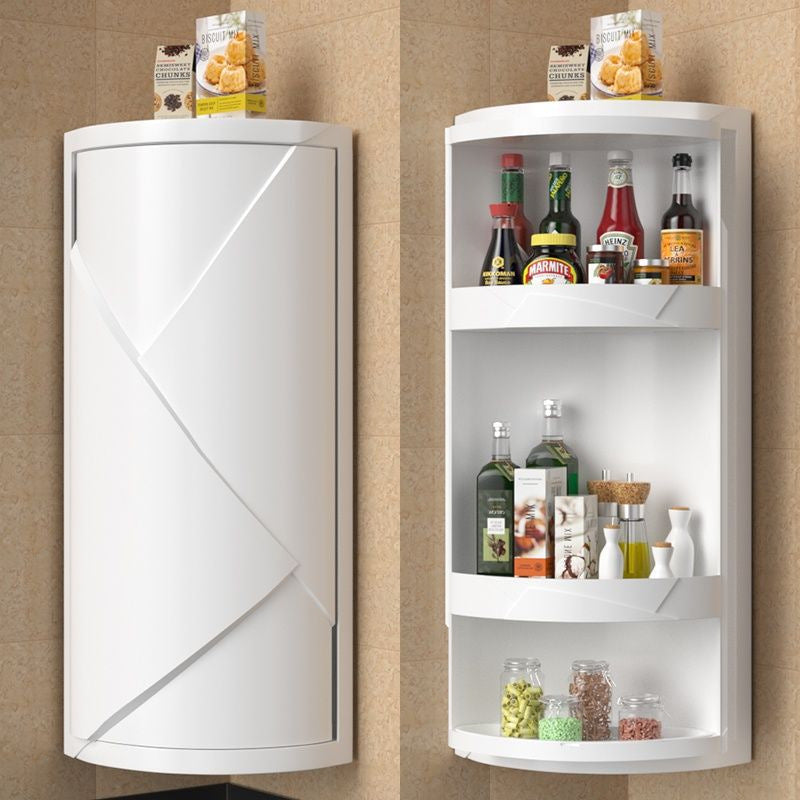 Kitchen Rotatable Layered Adjustable Shelf Spice Jars Holder Condiment Organizer, Can Rotating Storage Rack for Corner