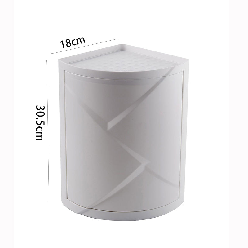 Kitchen Rotatable Layered Adjustable Shelf Spice Jars Holder Condiment Organizer Can Rotating Stora 6
