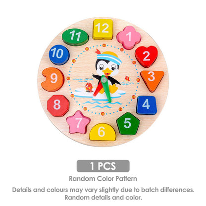 Sensory Learning Toys Montessori Wooden Set with Xylophone, Rattle, Drum, Bell