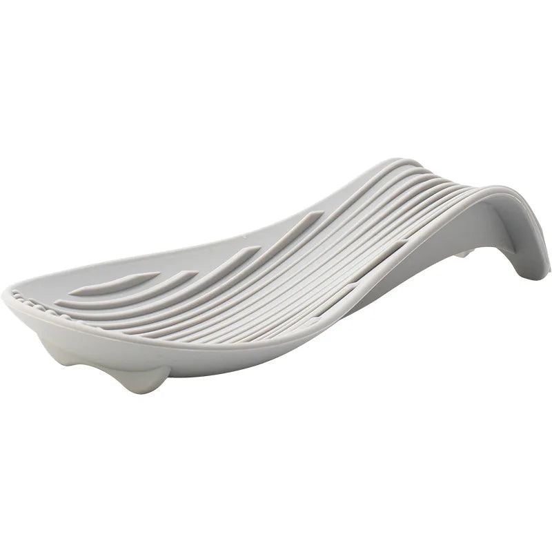 Heat Resistant Silicone Spoon Holder Cutlery Shelving Placemat Kitchen Tool 6